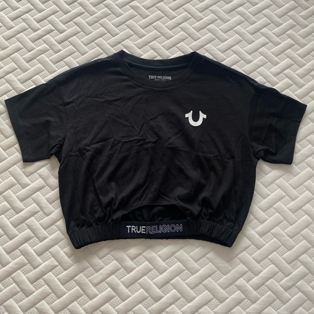 True Religion - Crop Top Black